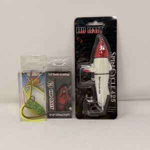 New Sealed Fishing Lure Lot H8 Bait Spin Cycle 425 Crawfish Super Frog Bass 3pc